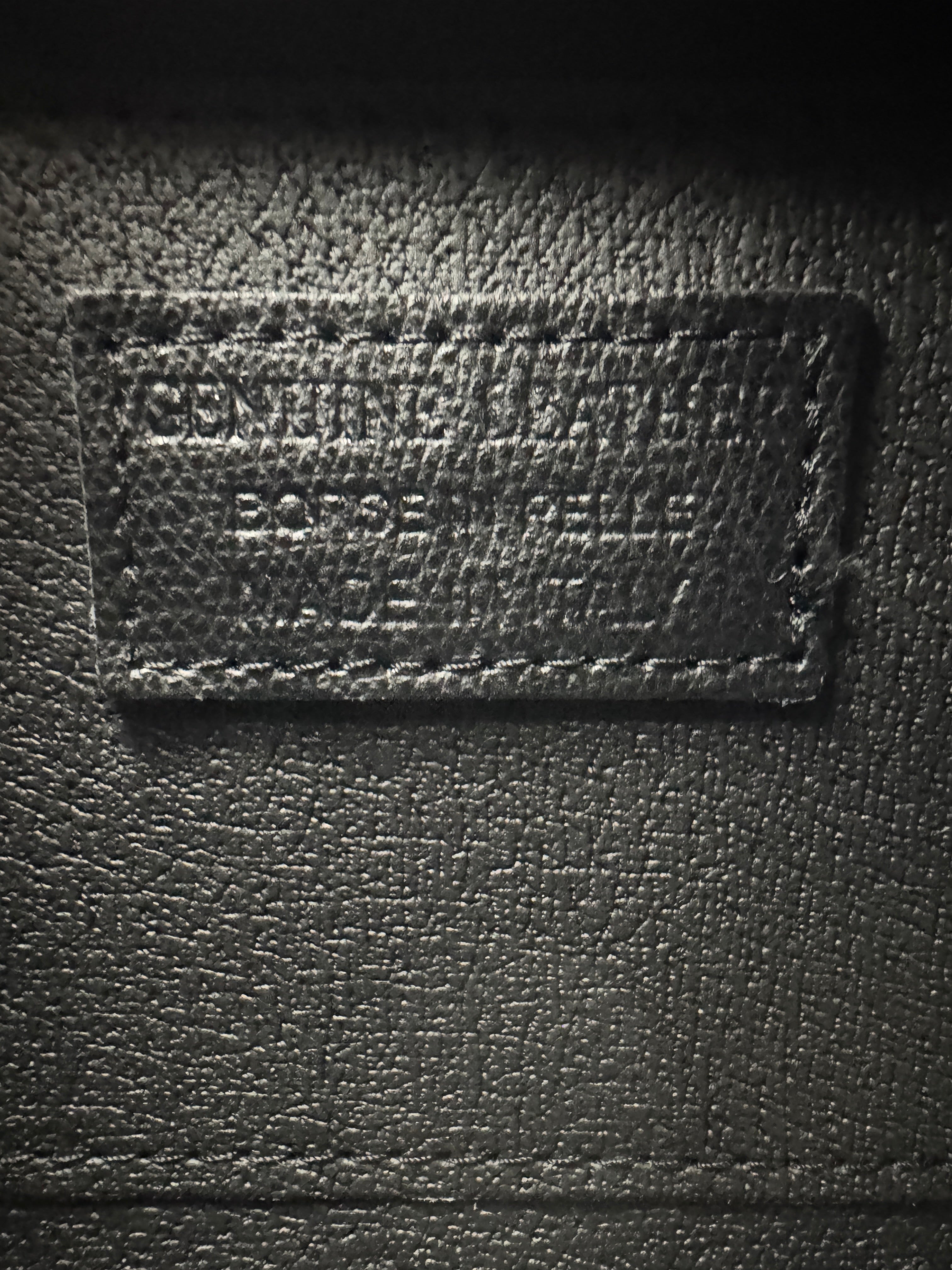 Borsa GIGLIO - in Vera Pelle Martellata Made in Italy