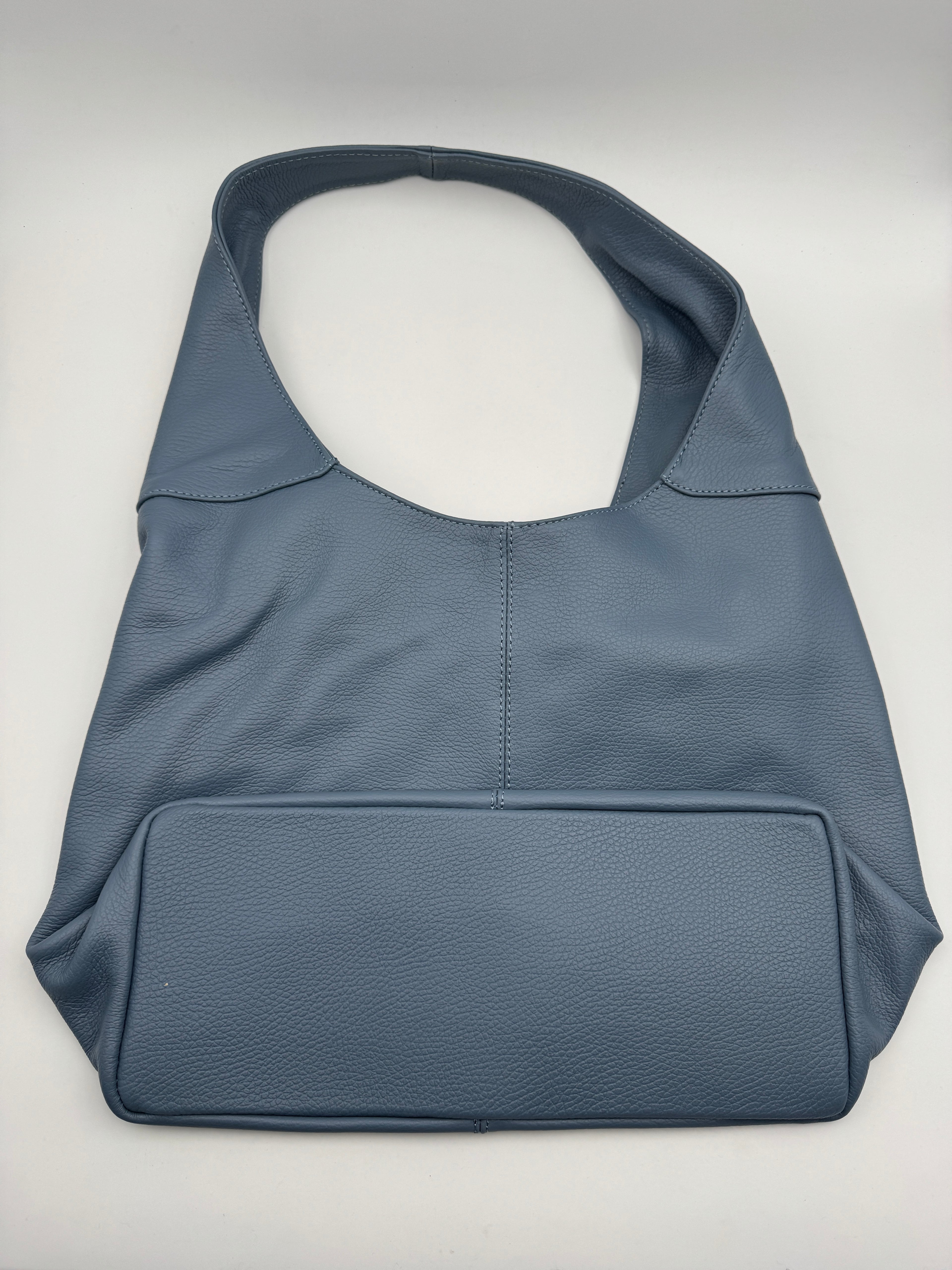 Borsa Tote LOTO - in Vera Pelle Martellata Made in Italy