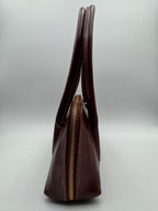 Borsa a Spalla CINERARIA - in Vera Pelle Tamponata Made in Italy