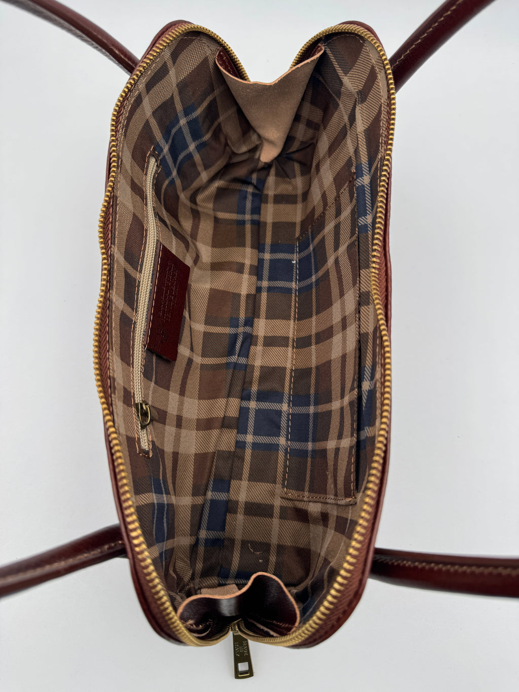 Borsa a Spalla CINERARIA - in Vera Pelle Tamponata Made in Italy