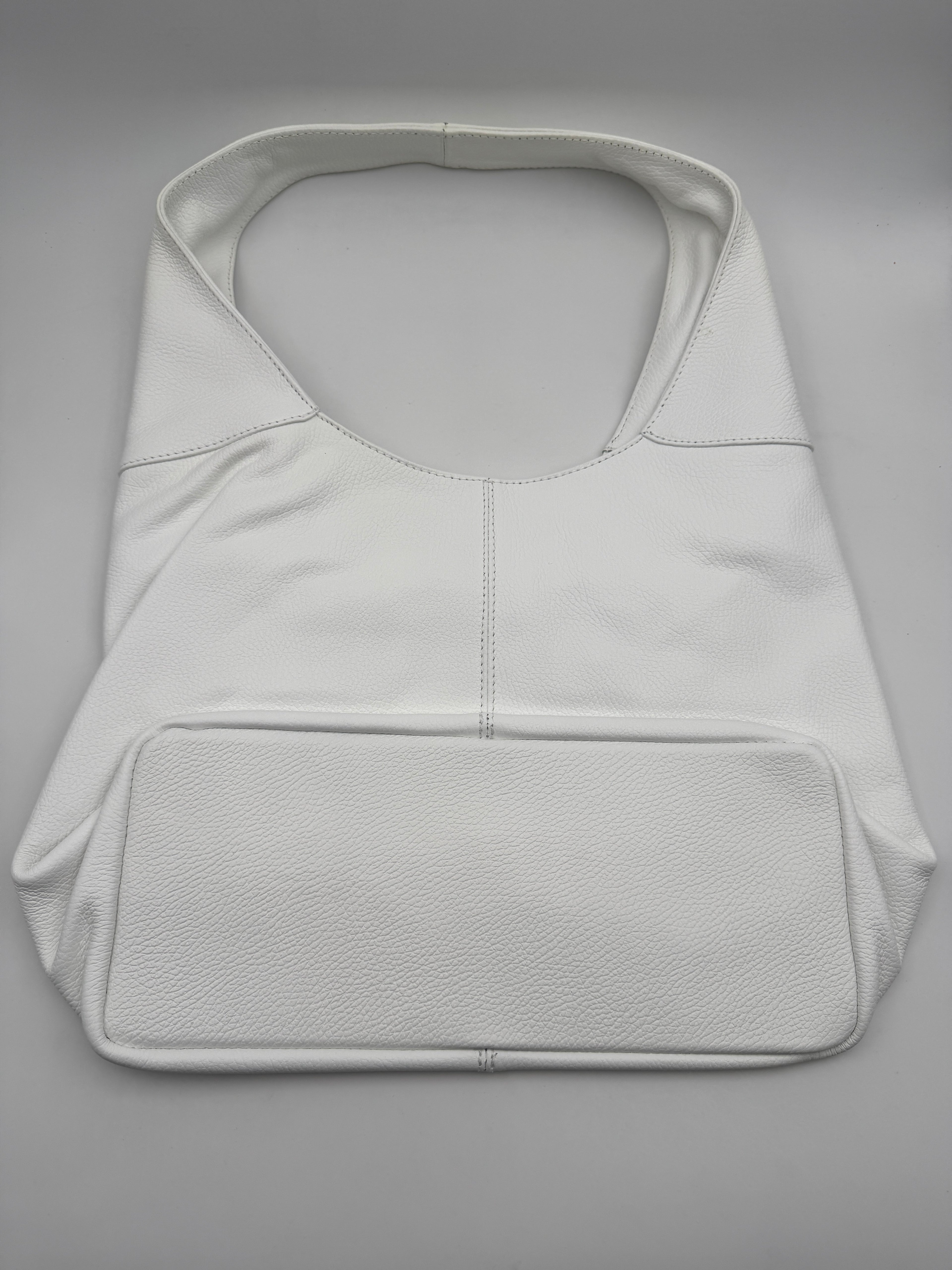 Borsa Tote LOTO - in Vera Pelle Martellata Made in Italy