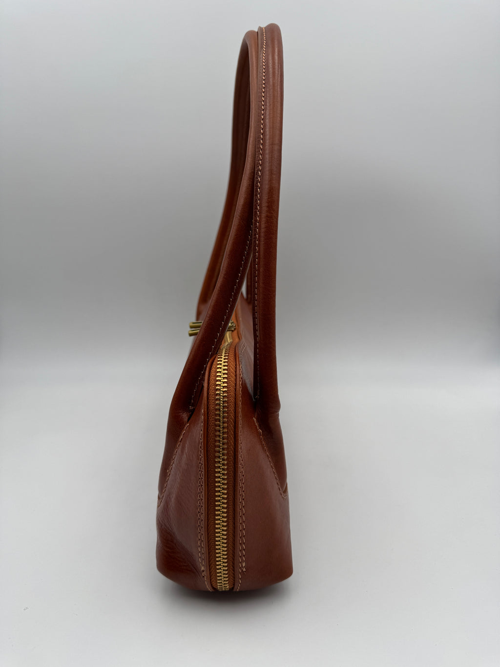 Borsa a Spalla CINERARIA - in Vera Pelle Tamponata Made in Italy