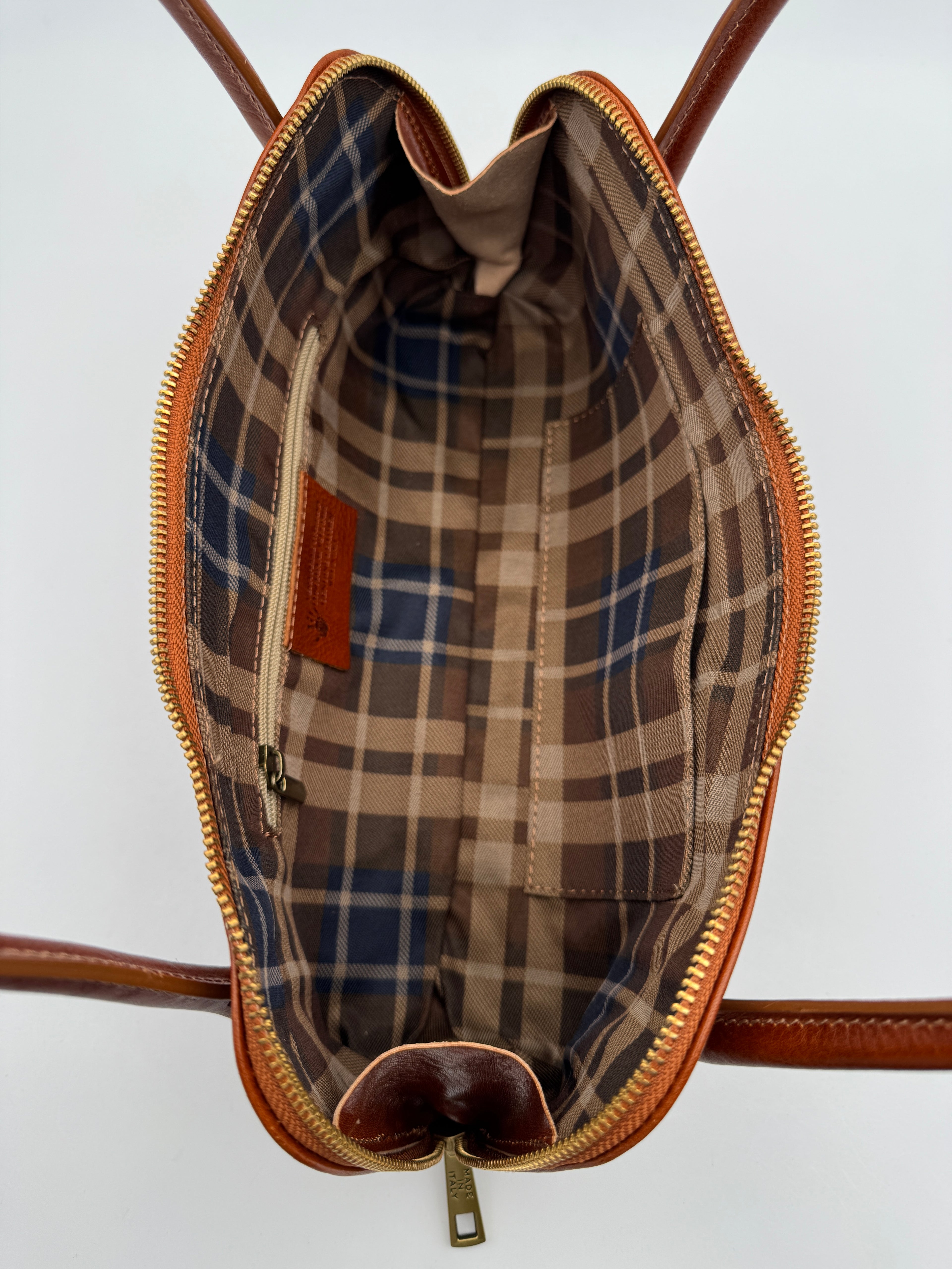 Borsa a Spalla CINERARIA - in Vera Pelle Tamponata Made in Italy