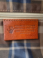 Borsa a Spalla CINERARIA - in Vera Pelle Tamponata Made in Italy