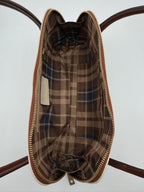 Borsa a Spalla CINERARIA - in Vera Pelle Tamponata Made in Italy