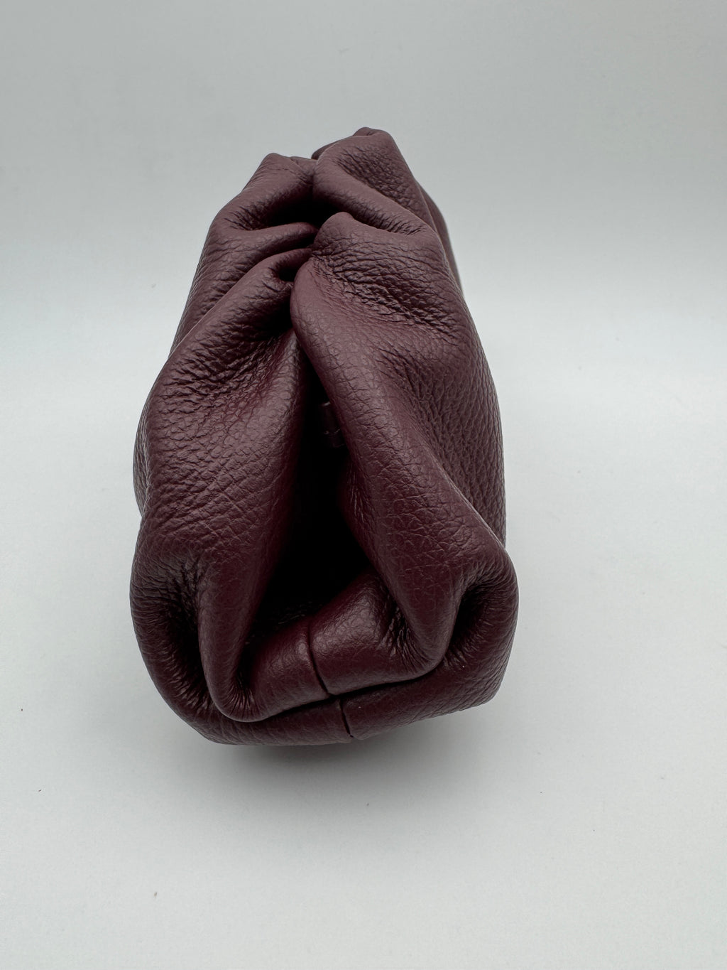 Borsa Pouch GERBERA - in Vera Pelle Martellata Made in Italy