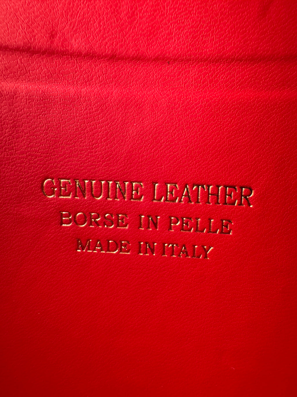 Borsetta AZALEA - in Vera Pelle Martellata Made in Italy