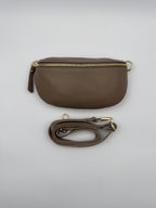 Marsupio TULIPANO M - in Vera Pelle Martellata Made in Italy