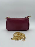 Pochette Clutch BUCANEVE - in Vera Pelle Martellata Made in Italy