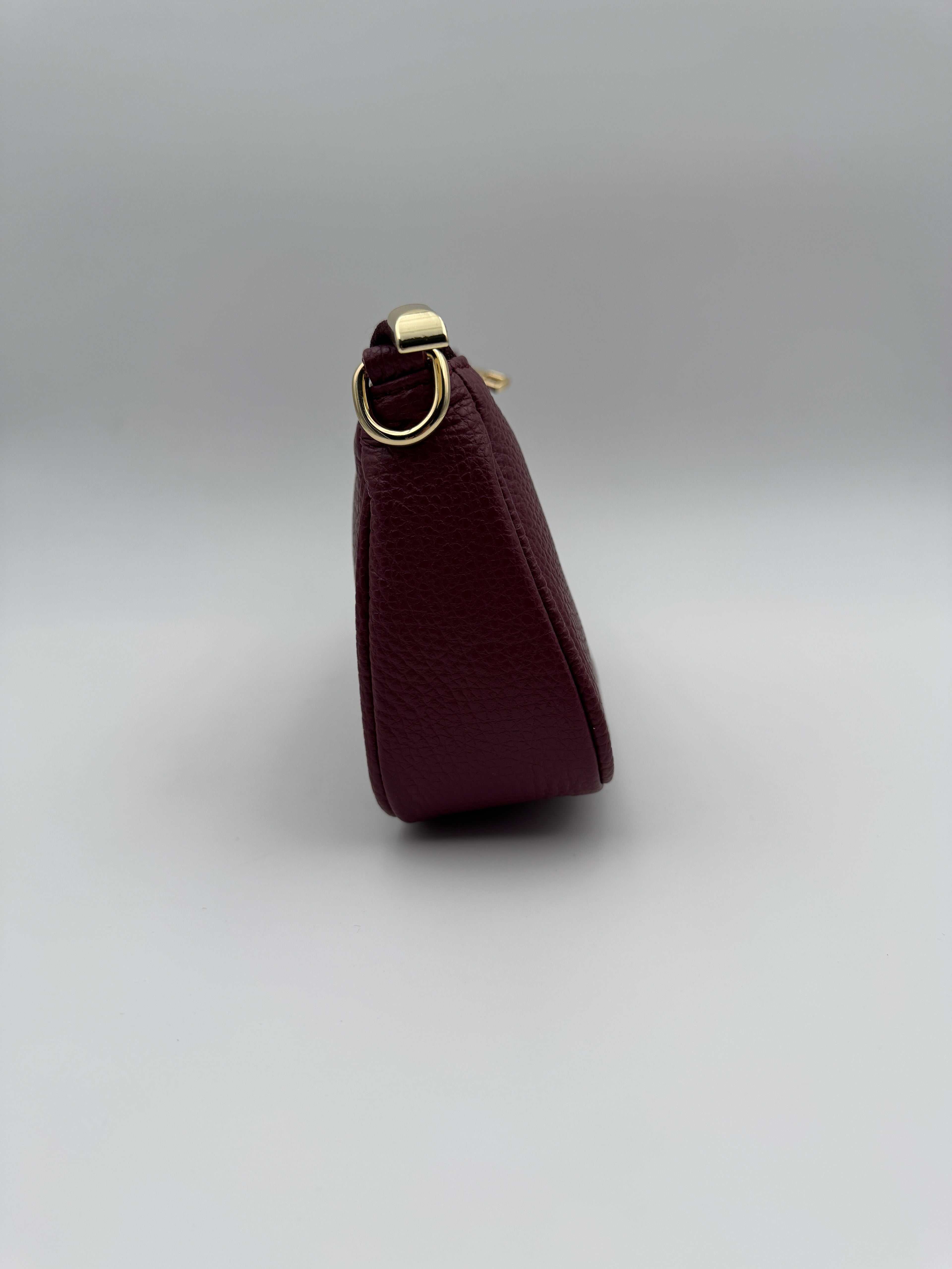 Pochette Clutch BUCANEVE - in Vera Pelle Martellata Made in Italy
