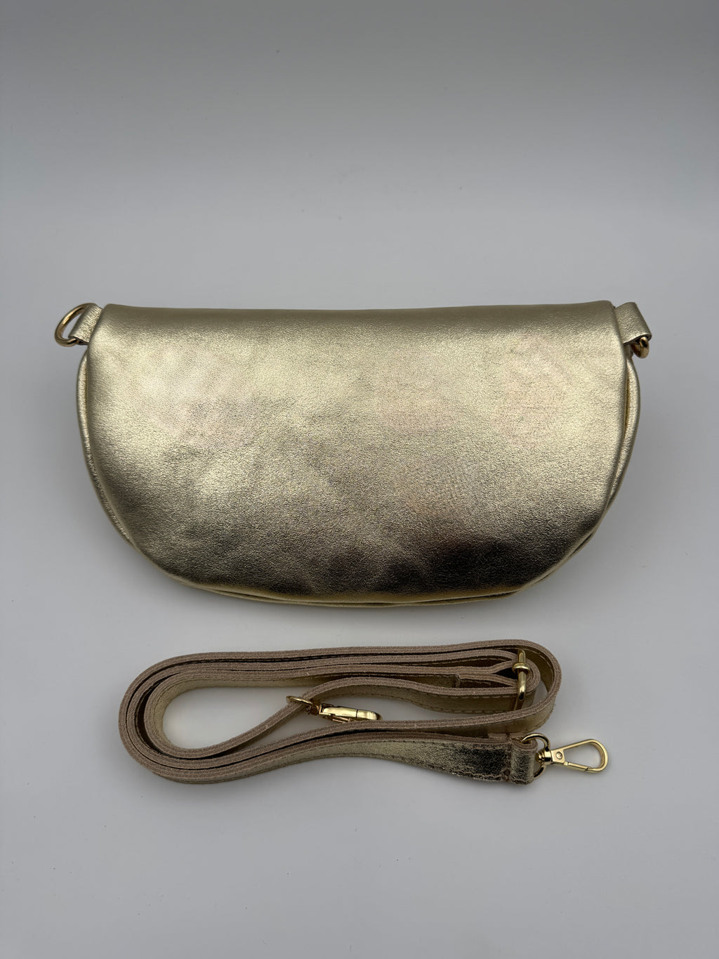 Marsupio DAFNE - in Vera Pelle Martellata Made in Italy