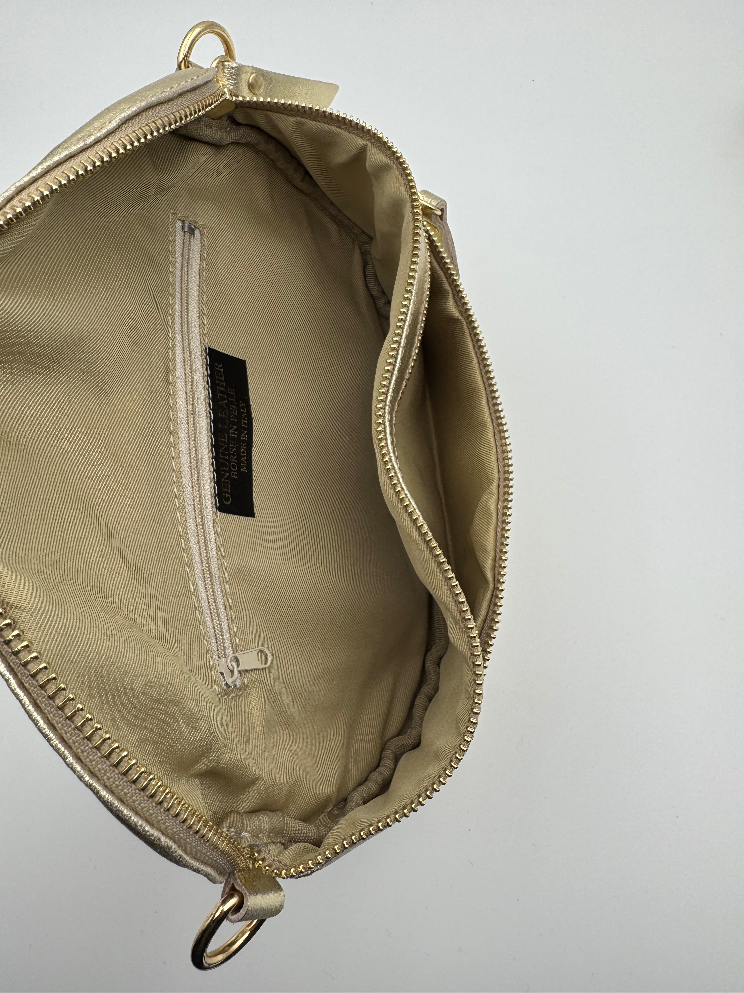 Marsupio DAFNE - in Vera Pelle Martellata Made in Italy