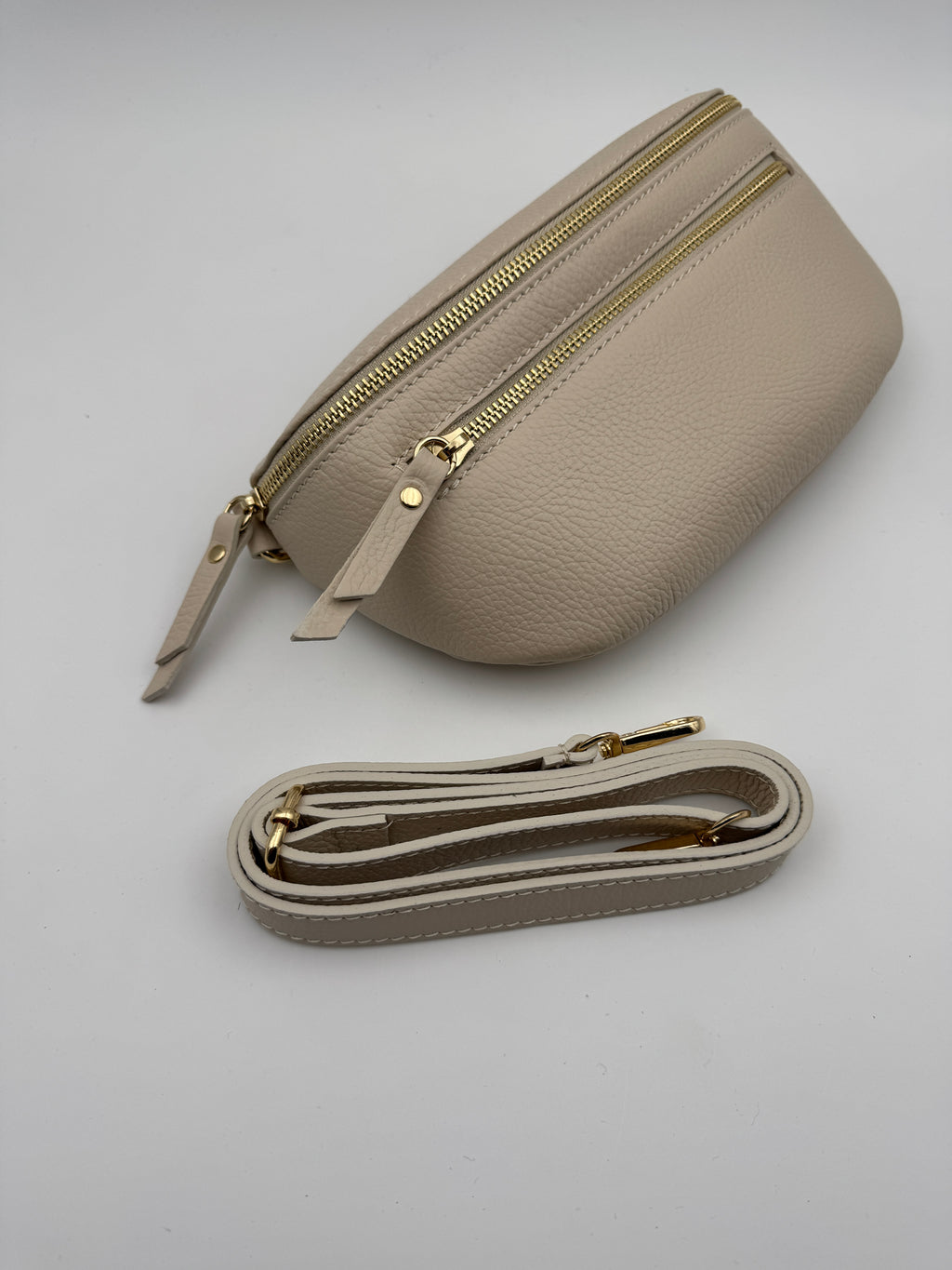 Marsupio DAFNE - in Vera Pelle Martellata Made in Italy