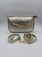 Borsa a Spalla DALIA - In Vera Pelle Martellata Made in Italy