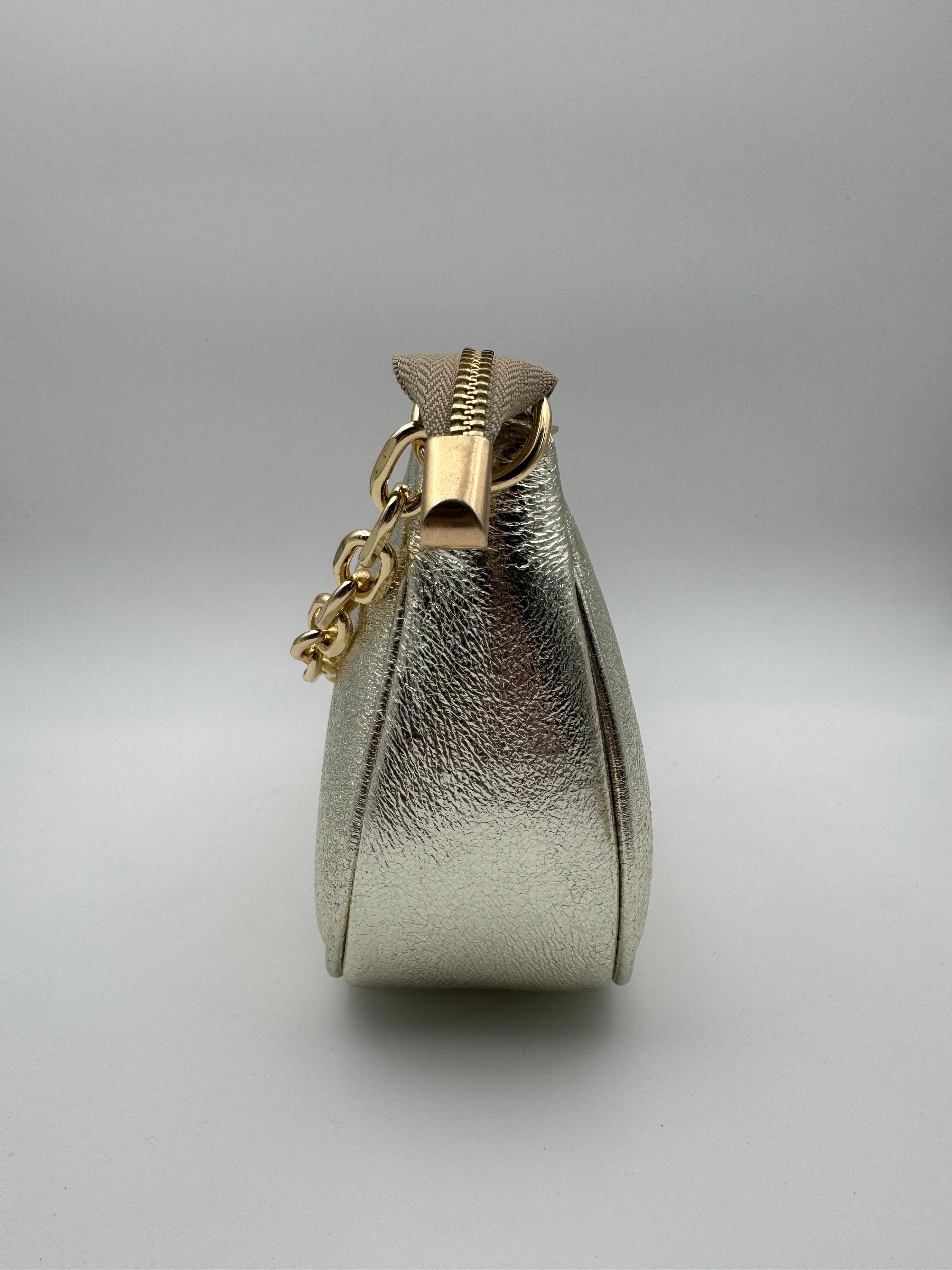Borsa a Spalla DALIA - In Vera Pelle Martellata Made in Italy