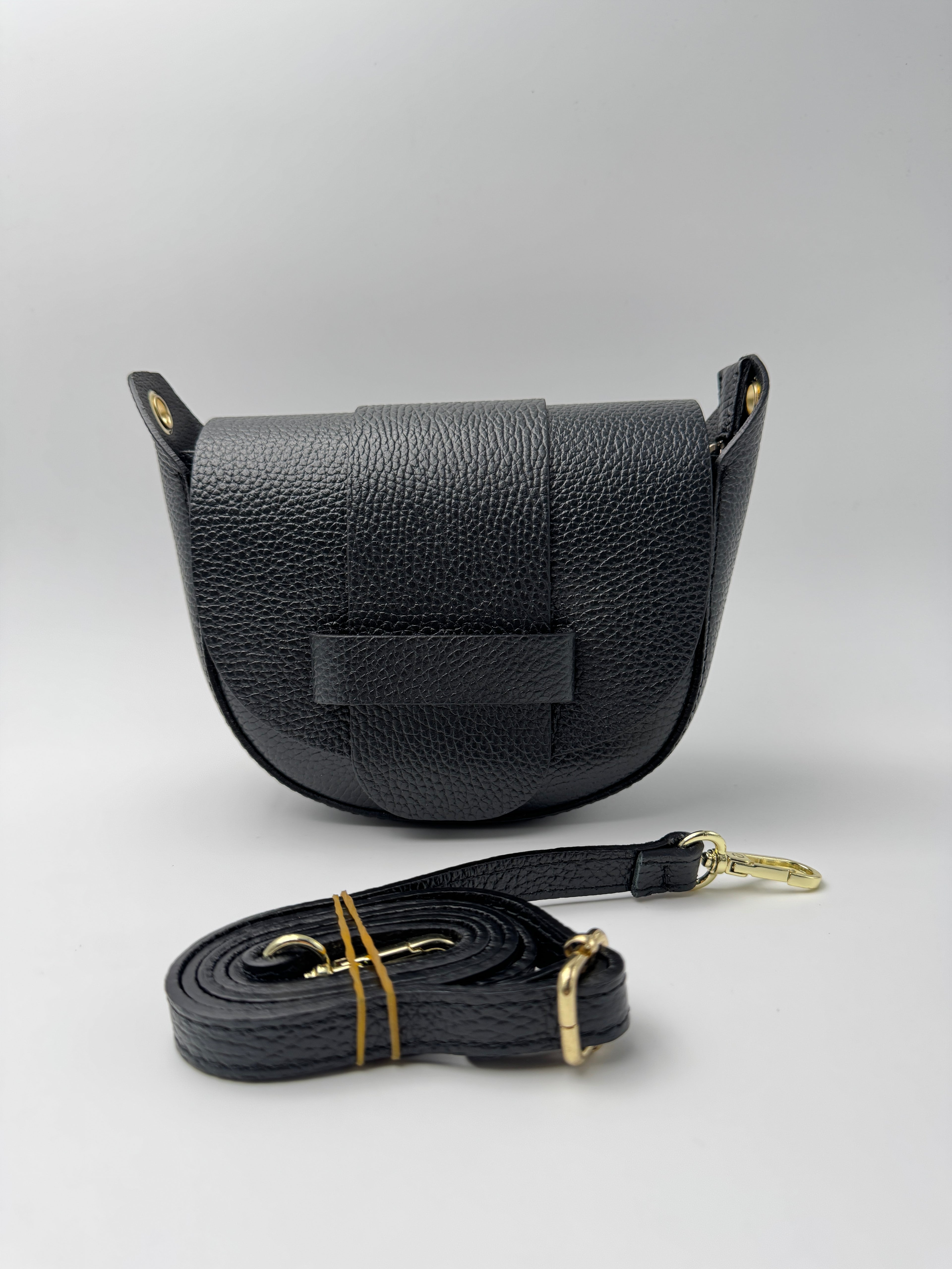 Borsa a Tracolla MARGHERITA - in Vera Pelle Martellata Made in Italy