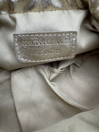 Borsa Pouch GERBERA - in Vera Pelle Martellata Made in Italy
