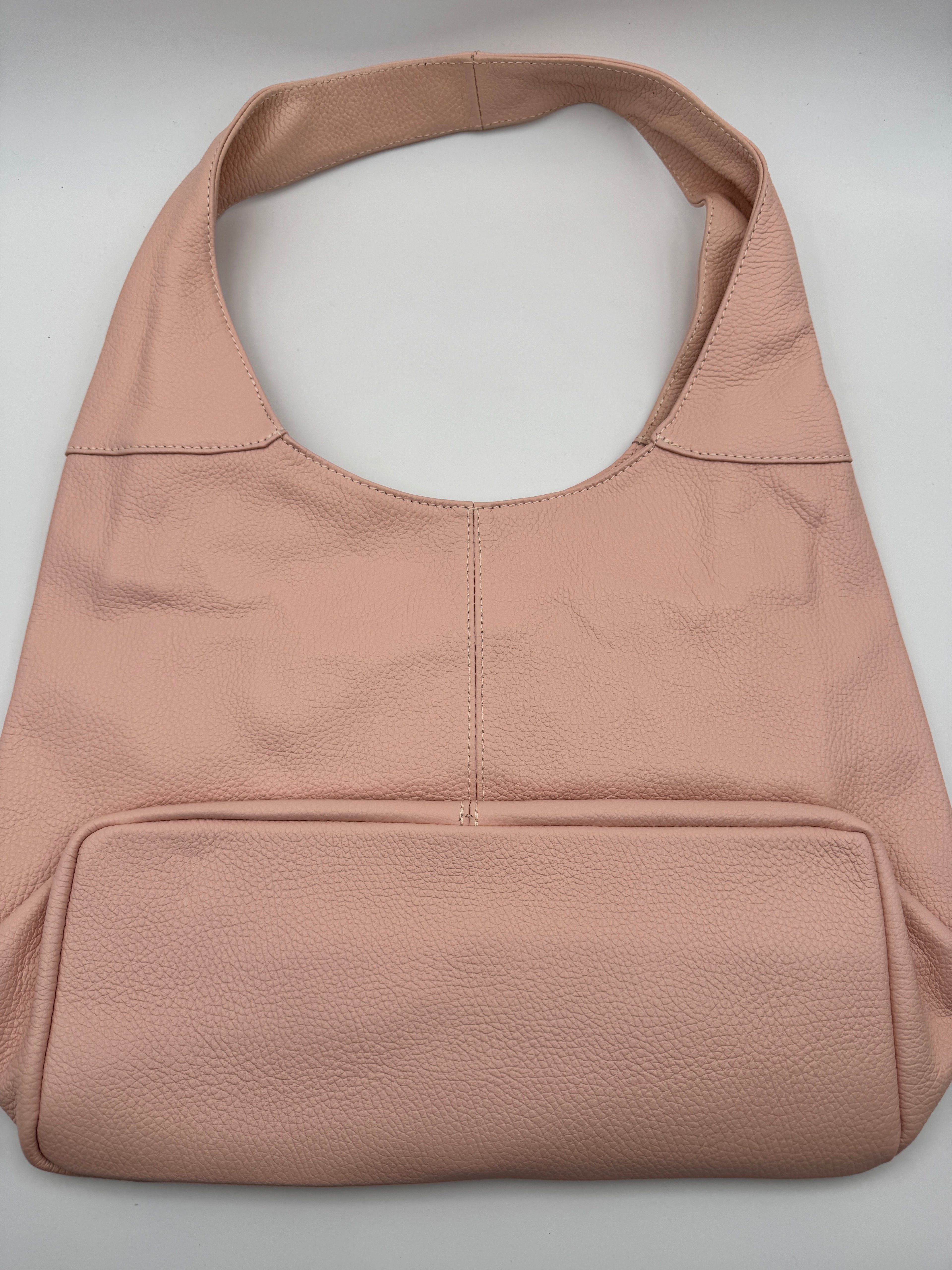 Borsa Tote LOTO - in Vera Pelle Martellata Made in Italy