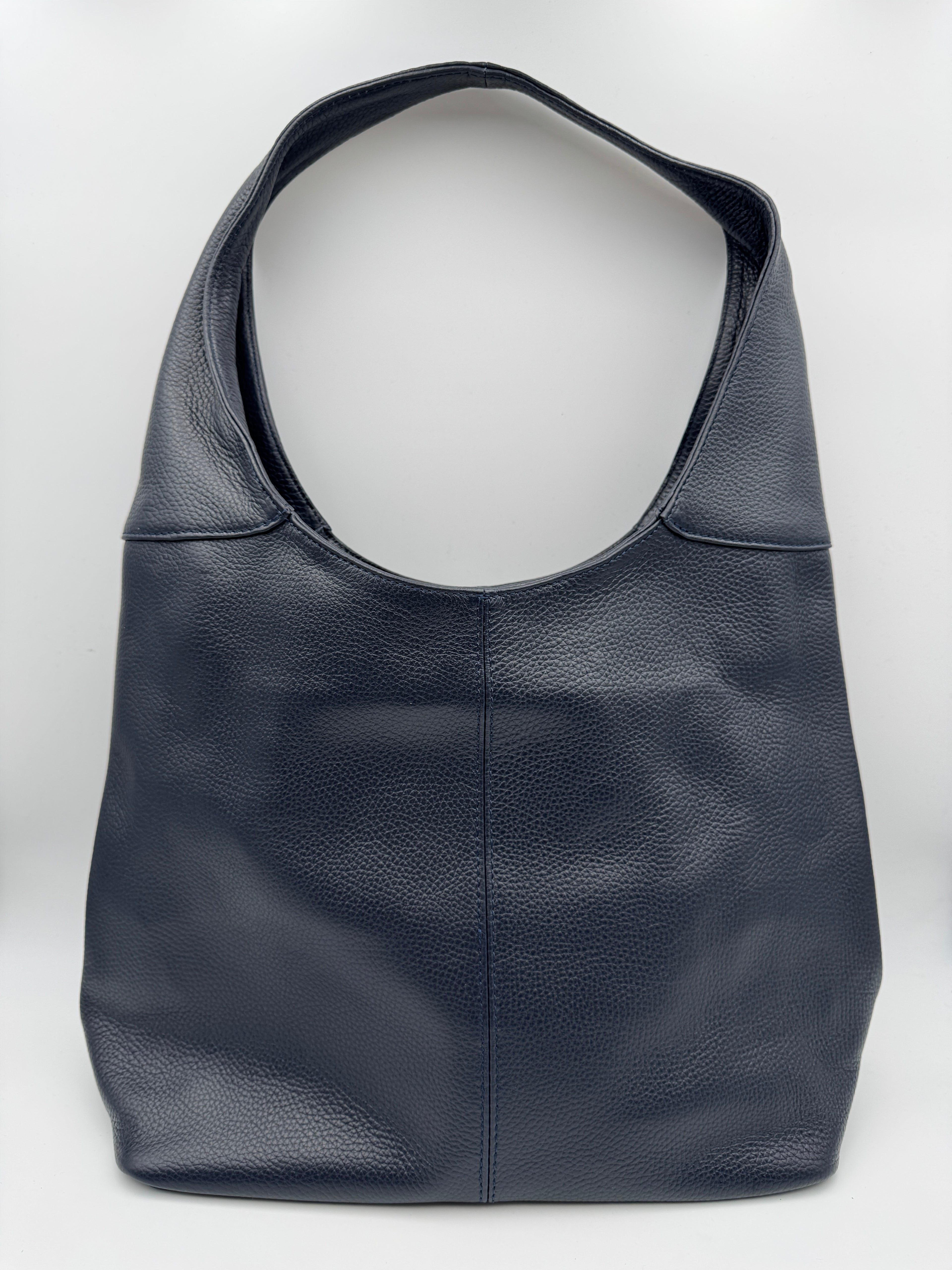 Borsa Tote LOTO - in Vera Pelle Martellata Made in Italy