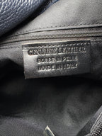 Borsa Tote LOTO - in Vera Pelle Martellata Made in Italy