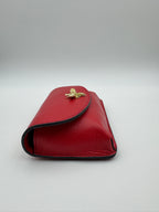 Pochette CAMPANULA - in Vera Pelle Martellata Made in Italy
