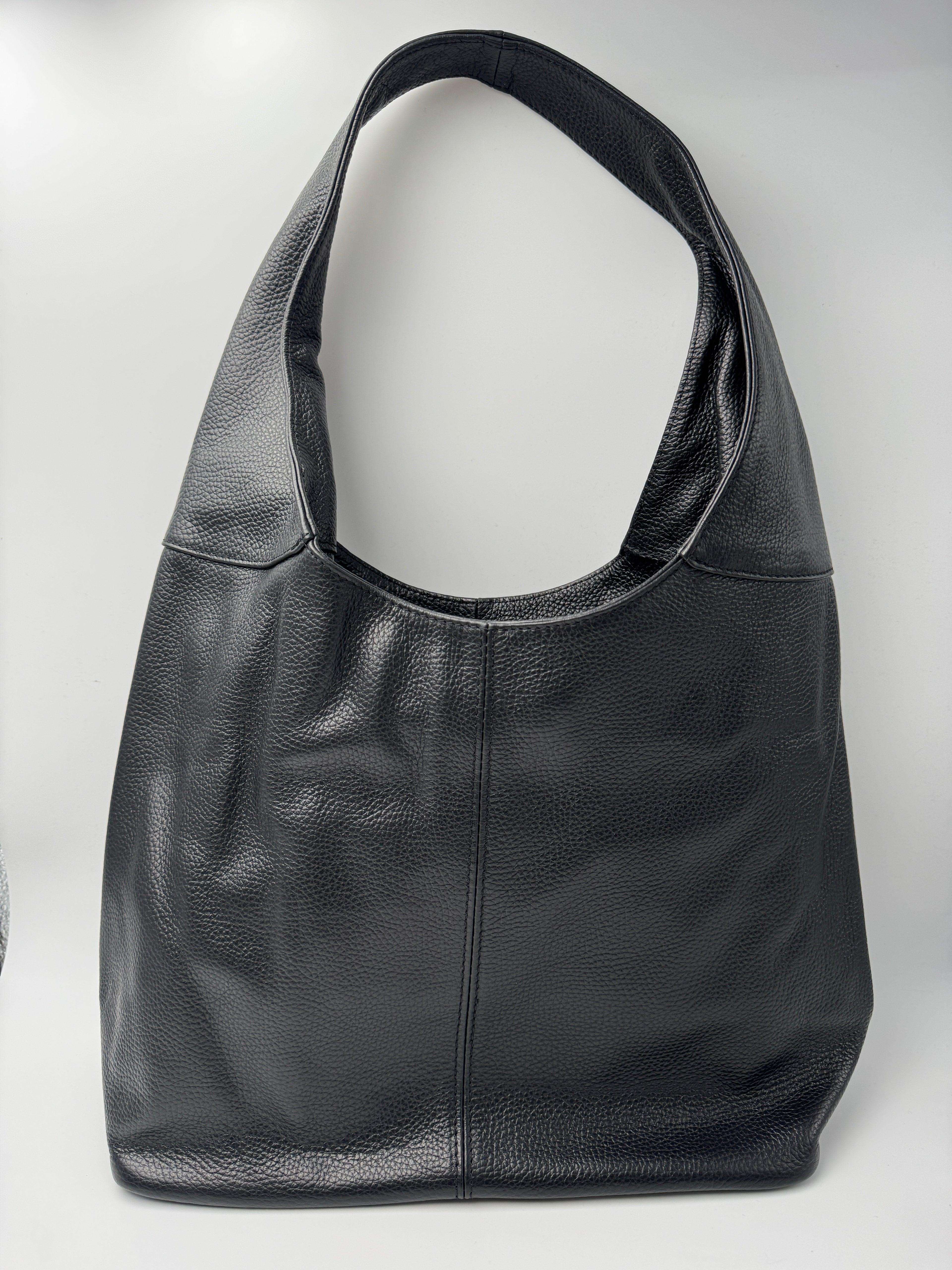 Borsa Tote LOTO - in Vera Pelle Martellata Made in Italy