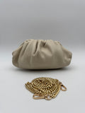 Borsa Pouch GERBERA - in Vera Pelle Martellata Made in Italy