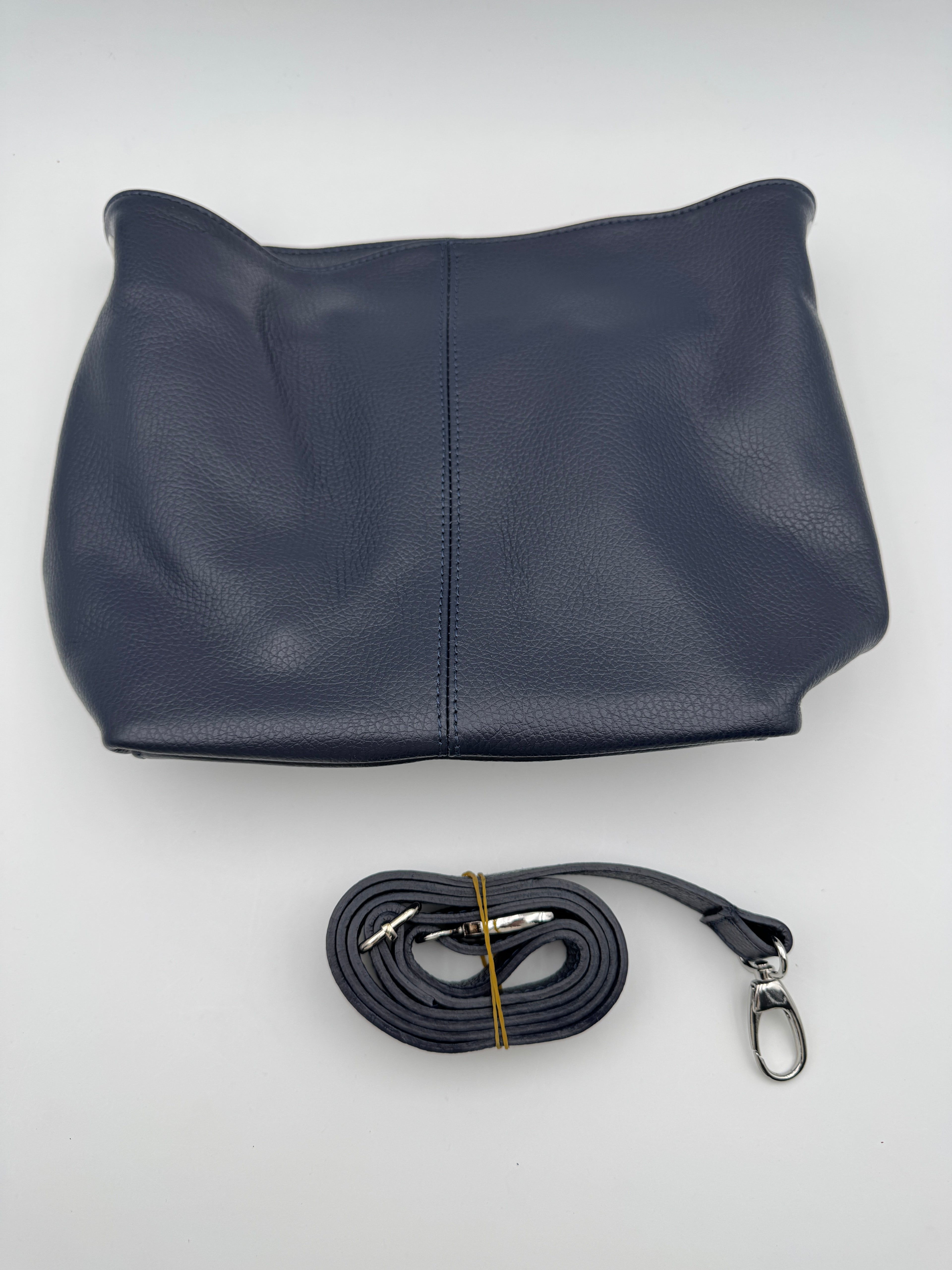 Borsa a Tracolla ANEMONE - in Vera Pelle Martellata Made in Italy