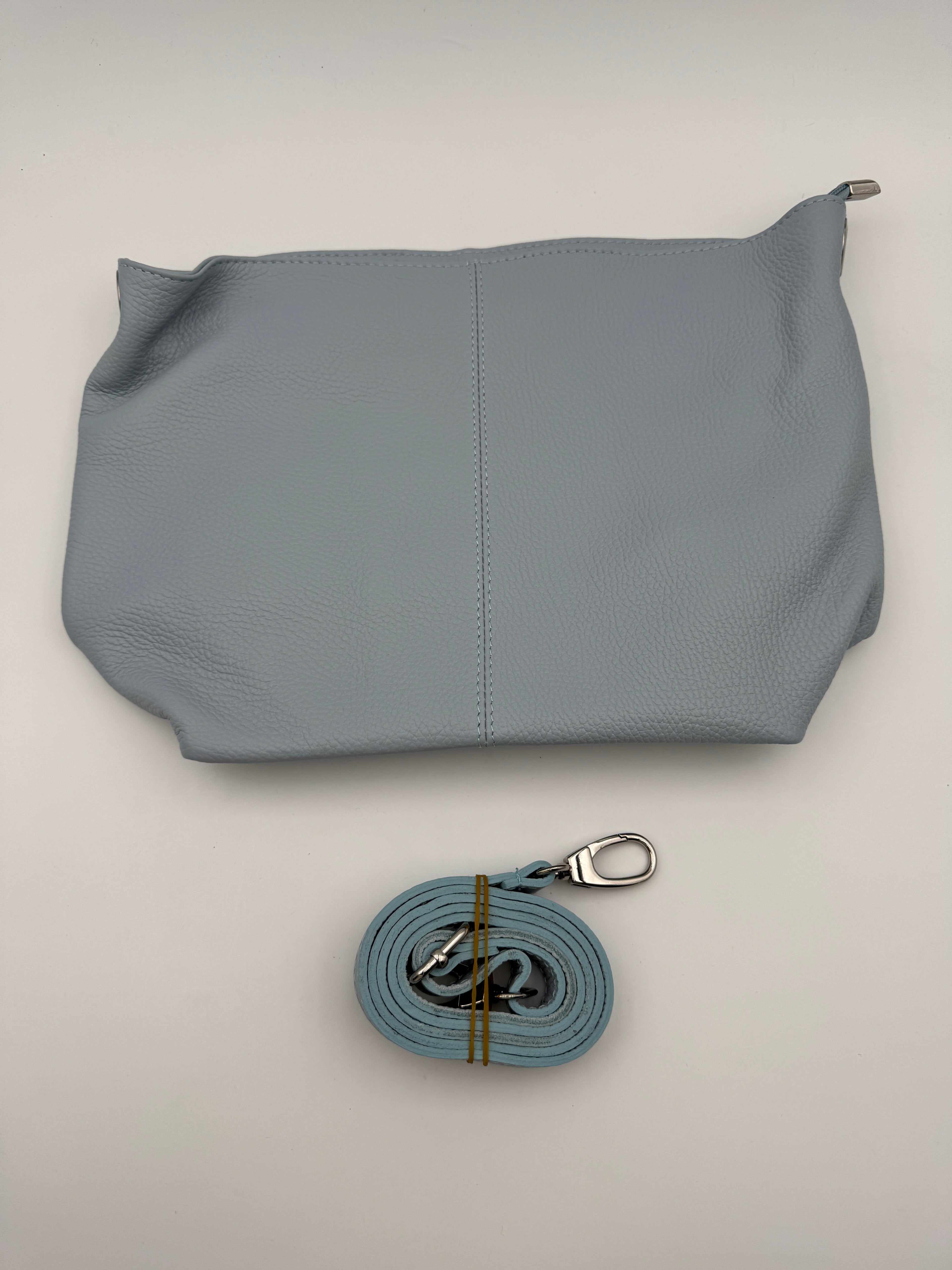 Borsa a Tracolla ANEMONE - in Vera Pelle Martellata Made in Italy