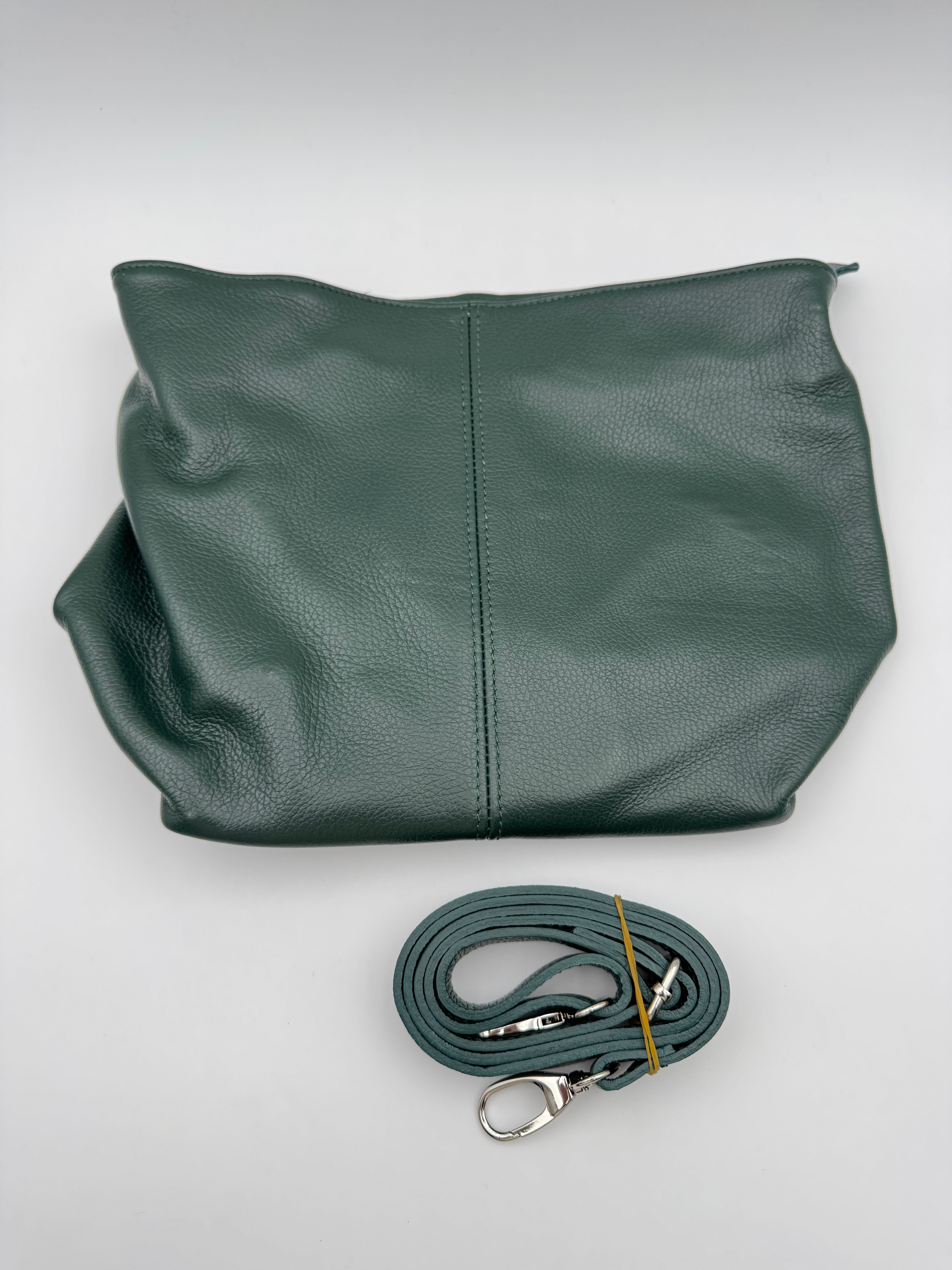 Borsa a Tracolla ANEMONE - in Vera Pelle Martellata Made in Italy