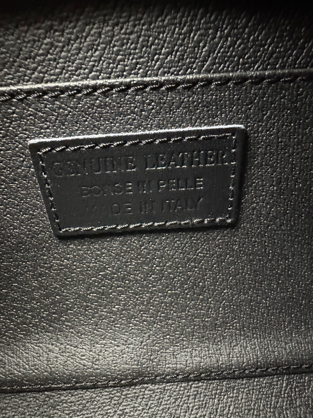 Borsa GIGLIO - in Vera Pelle Martellata Made in Italy