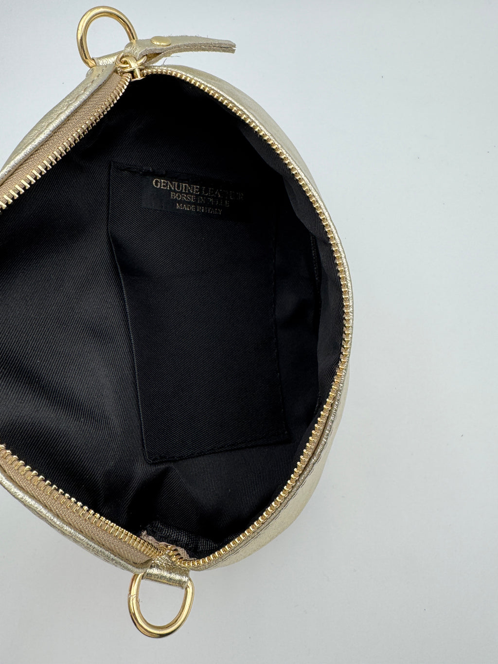 Marsupio TULIPANO M - in Vera Pelle Martellata Made in Italy