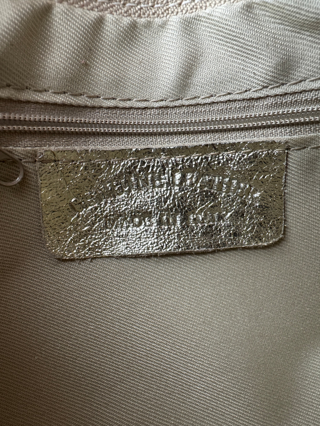 Pochette Clutch BUCANEVE - in Vera Pelle Martellata Made in Italy