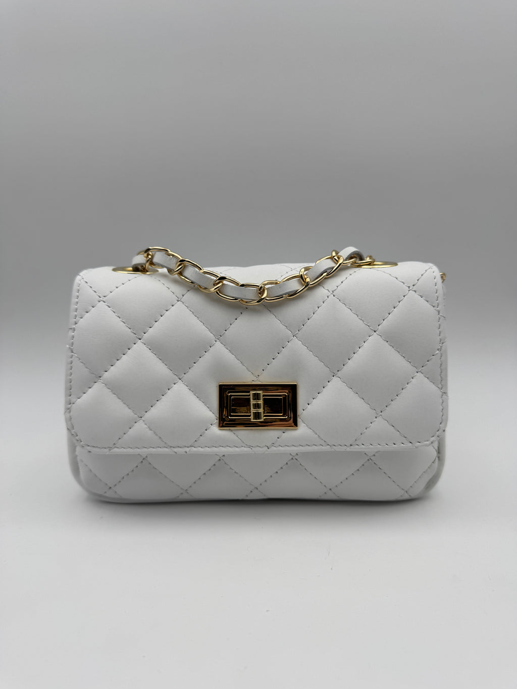 Borsa ORCHIDEA - in Vera Pelle Martellata Made in Italy
