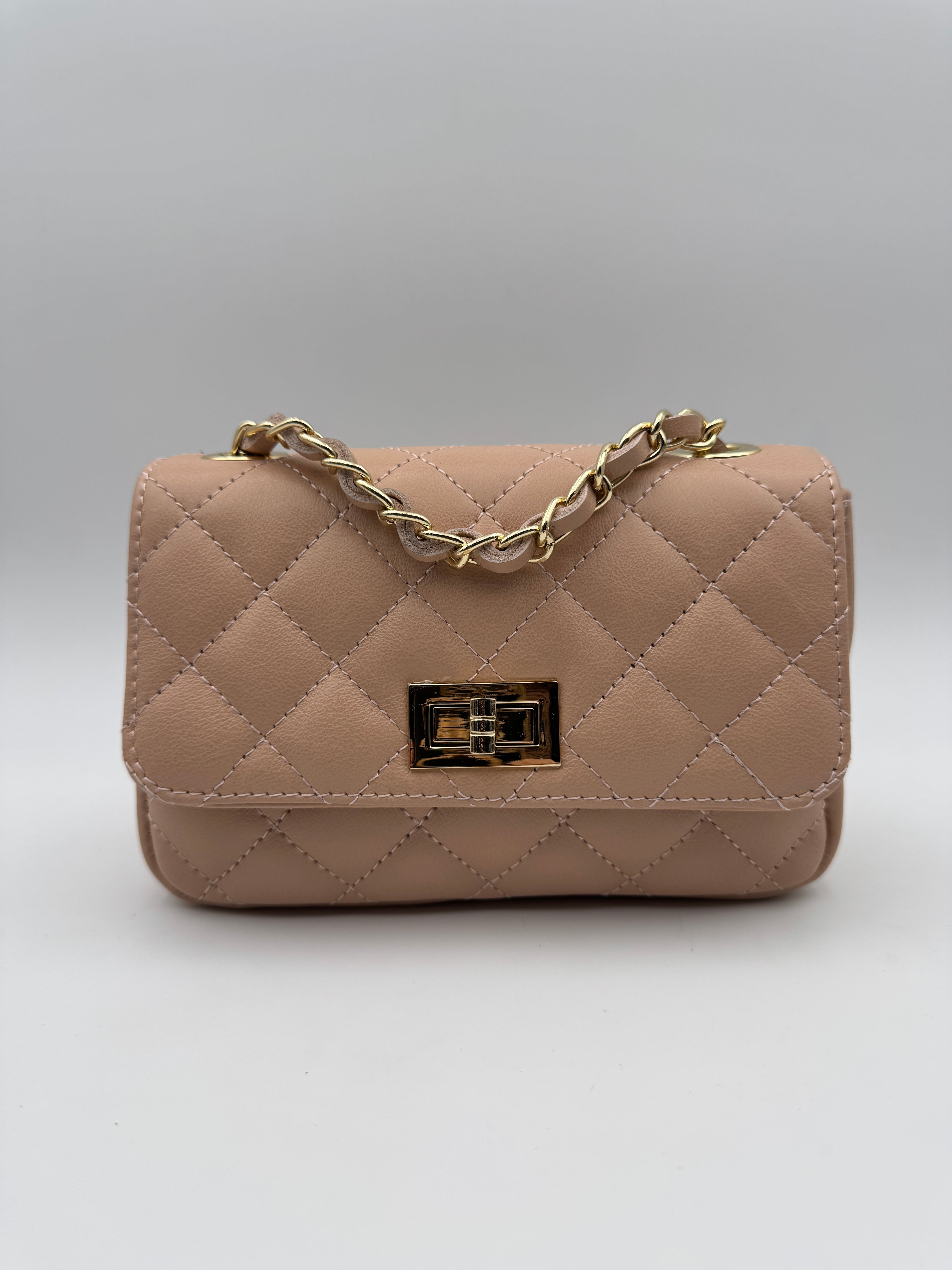 Borsa ORCHIDEA - in Vera Pelle Martellata Made in Italy