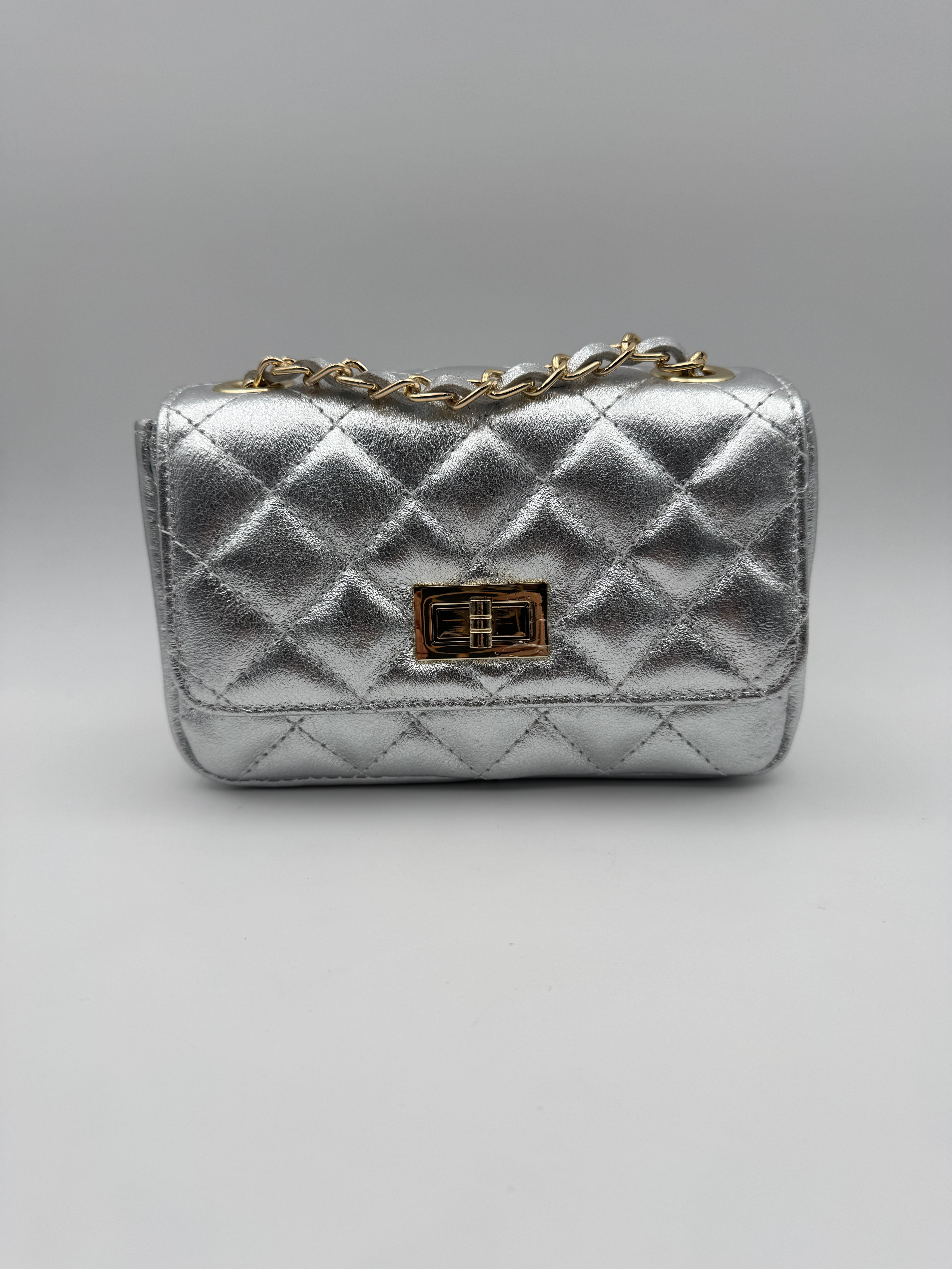 Borsa ORCHIDEA - in Vera Pelle Martellata Made in Italy