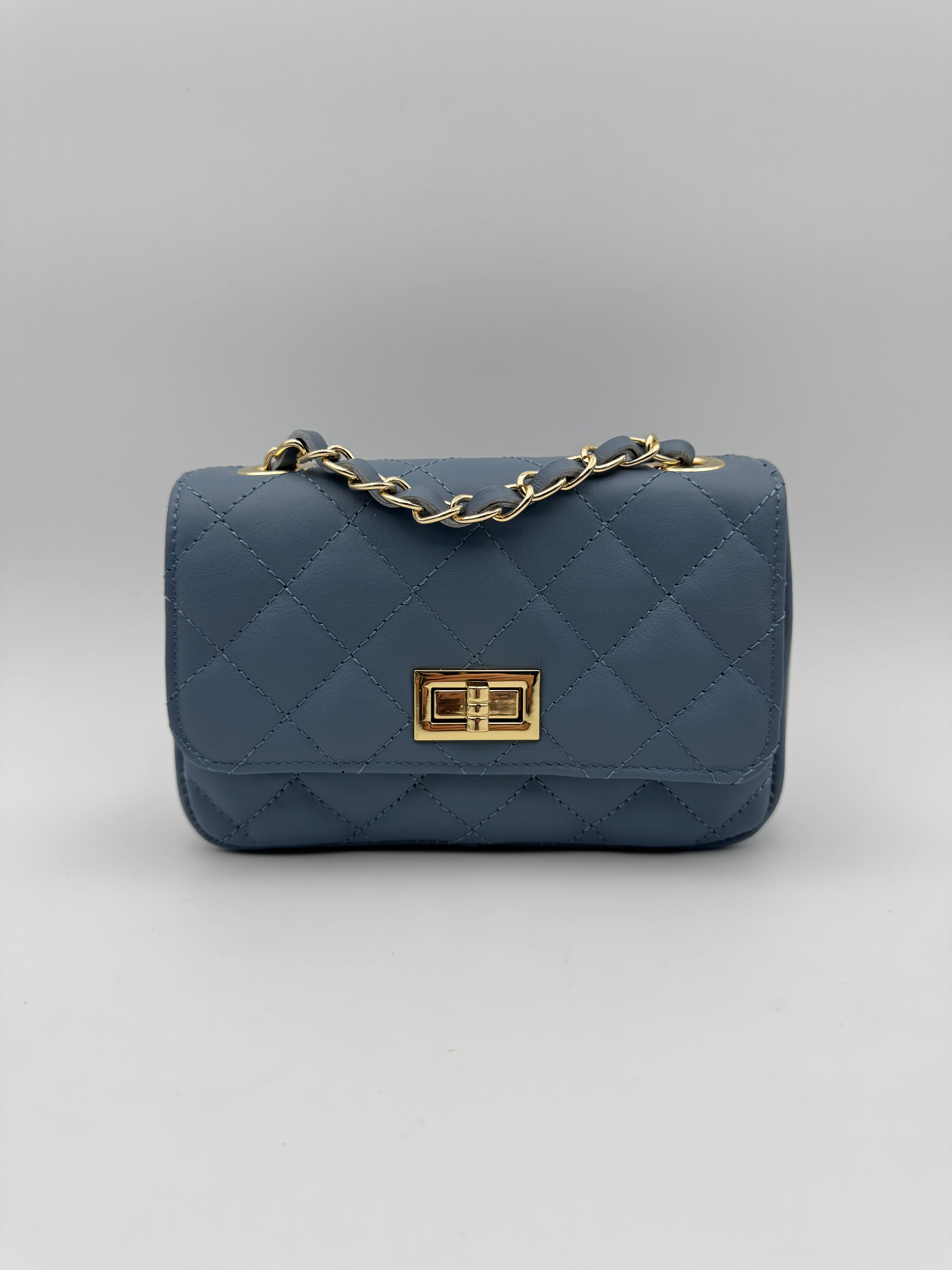 Borsa ORCHIDEA - in Vera Pelle Martellata Made in Italy