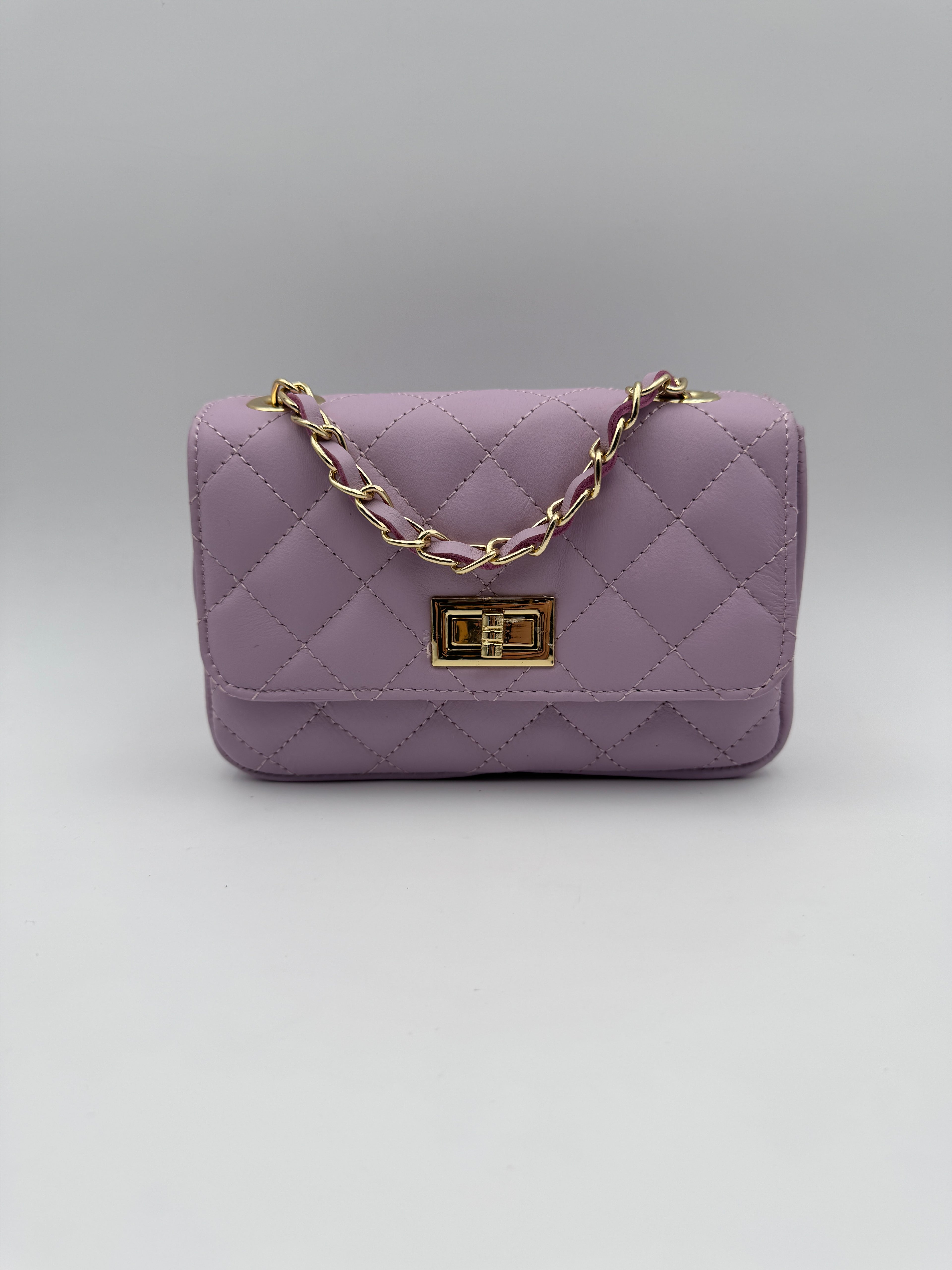 Borsa ORCHIDEA - in Vera Pelle Martellata Made in Italy