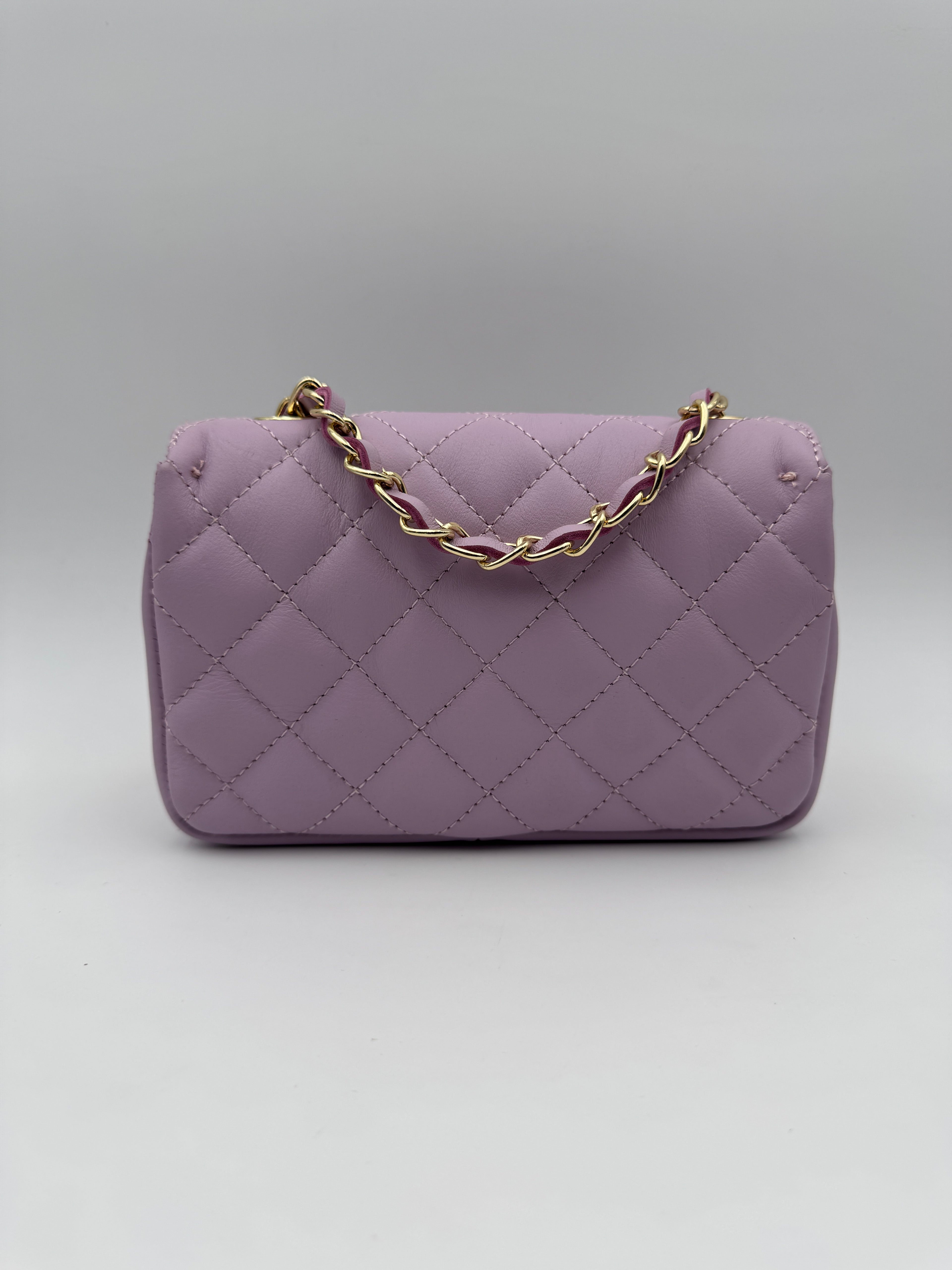 Borsa ORCHIDEA - in Vera Pelle Martellata Made in Italy