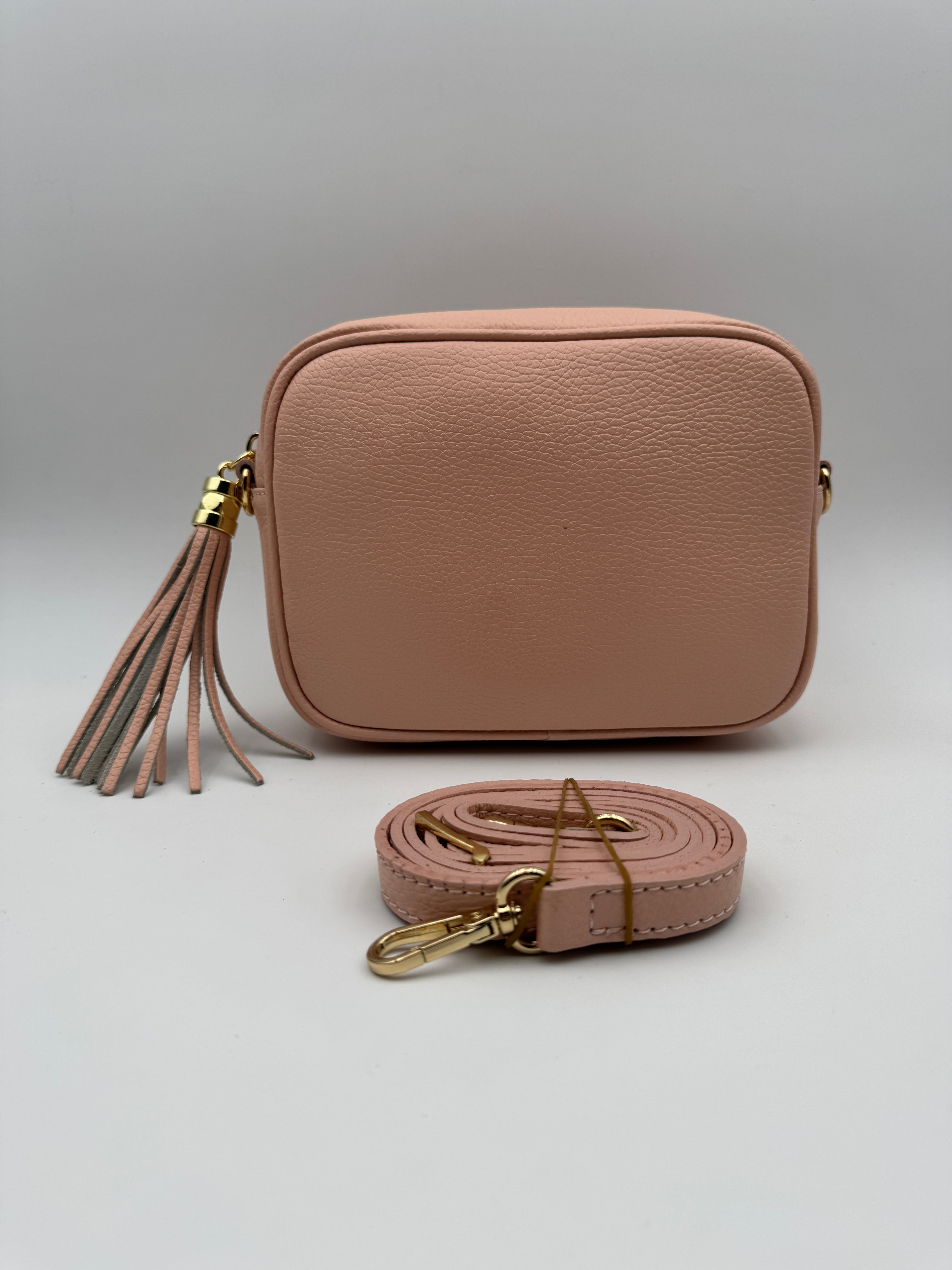 Borsetta a Tracolla ORTENSIA - in Vera Pelle Martellata Made in Italy