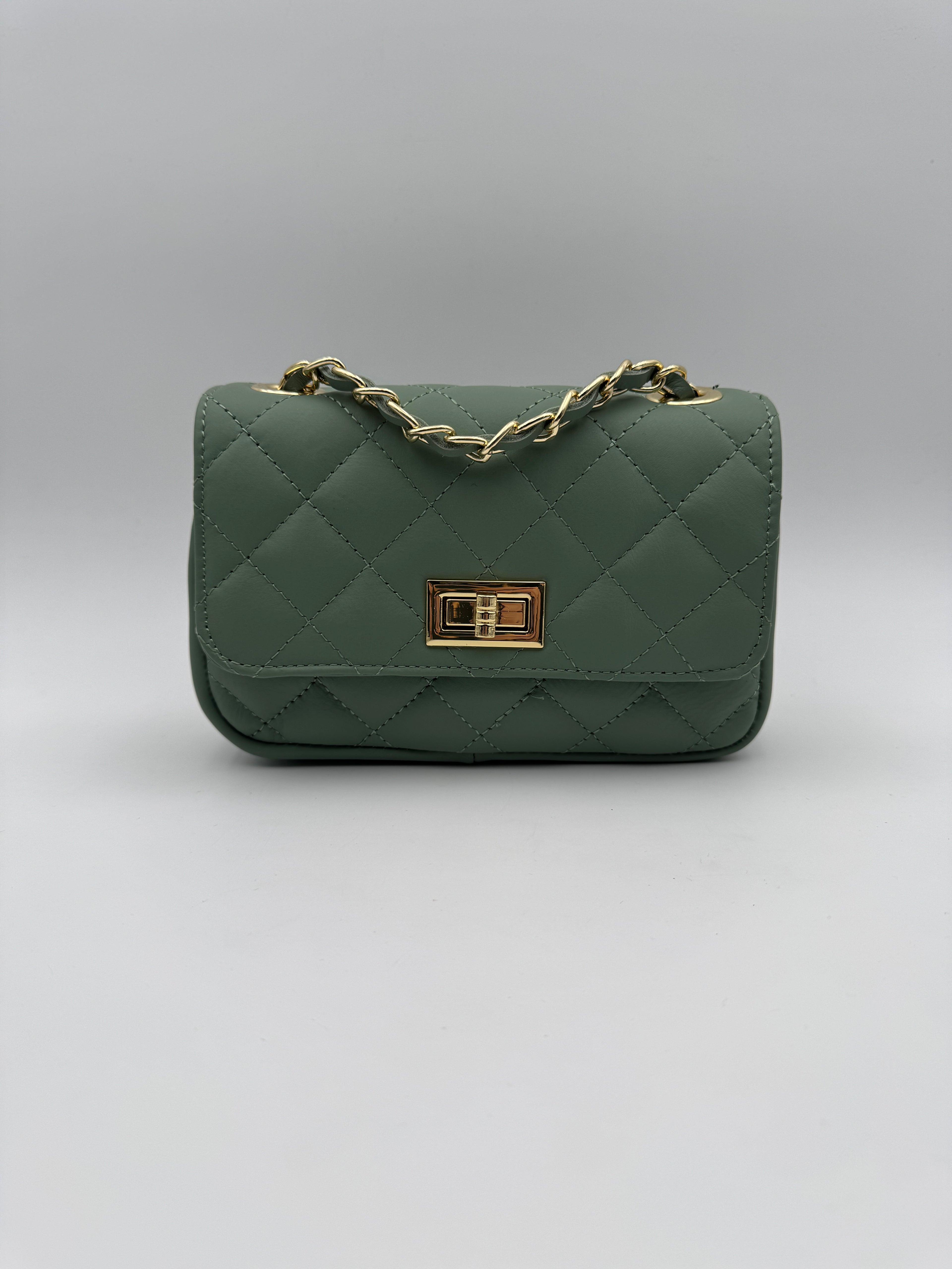 Borsa ORCHIDEA - in Vera Pelle Martellata Made in Italy