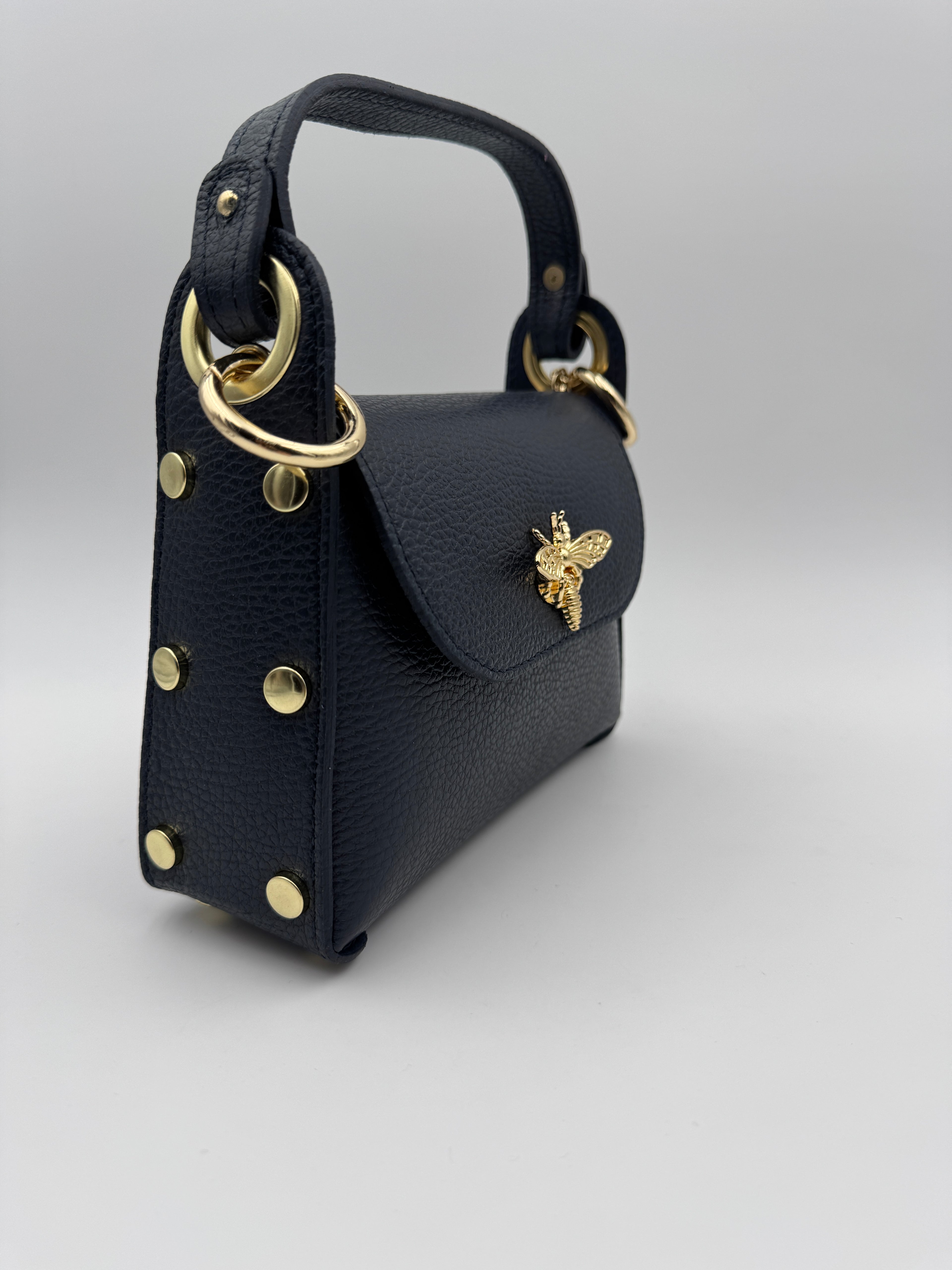 Borsetta Ape DAMA - in Vera Pelle Martellata Made in Italy