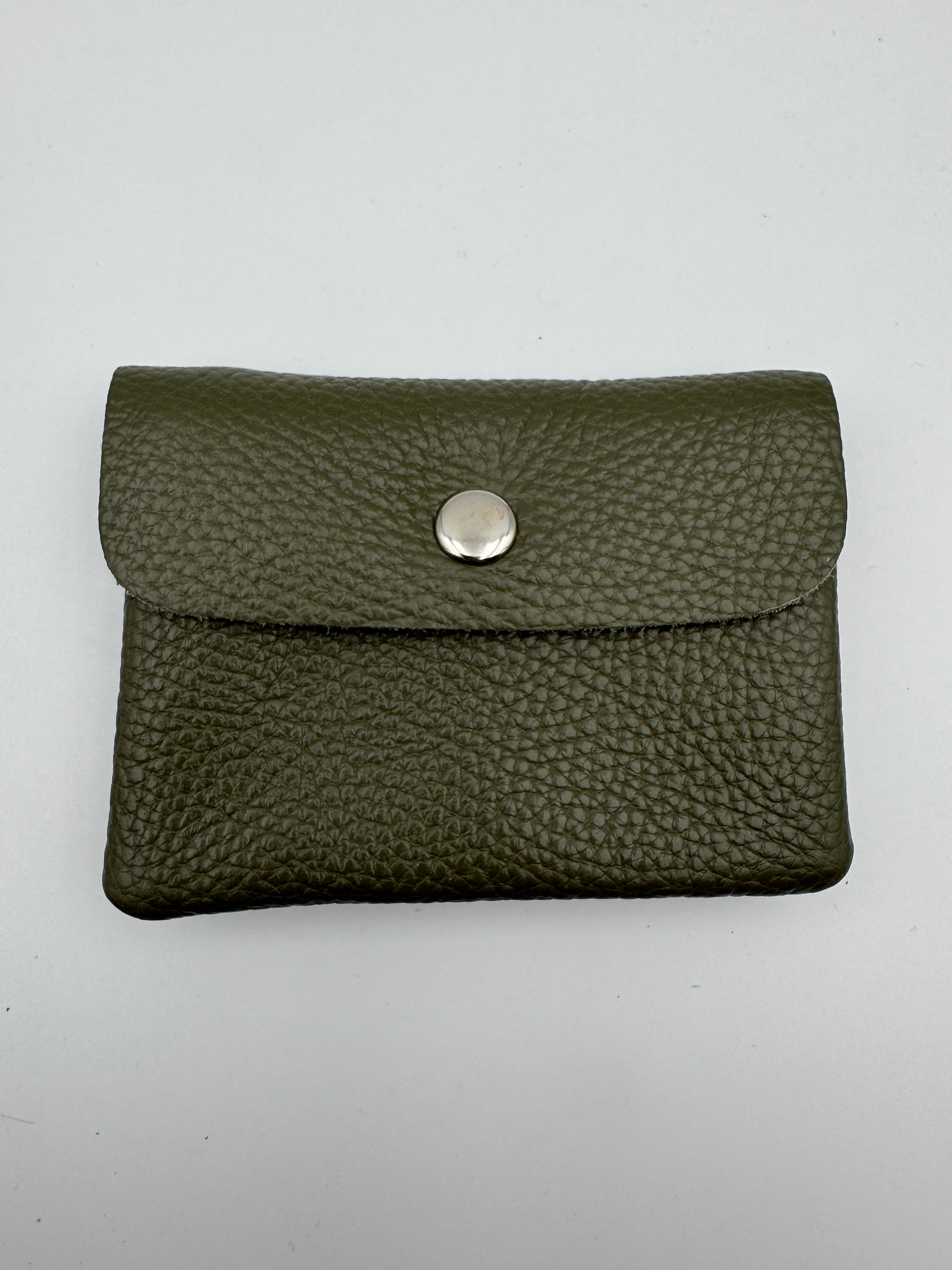 Portamonete DATURA M - in Vera Pelle Martellata Made in Italy