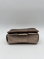 Borsetta Intrecciata STELLA ALPINA - in Vera Pelle Martellata Made in Italy