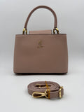 Borsa a Spalla MIMOSA - in Vera Pelle Martellata Made in Italy
