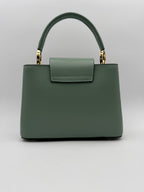 Borsa a Spalla MIMOSA - in Vera Pelle Martellata Made in Italy