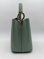 Borsa a Spalla MIMOSA - in Vera Pelle Martellata Made in Italy