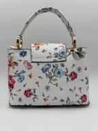 Borsa a Spalla MIMOSA - in Vera Pelle Martellata Made in Italy