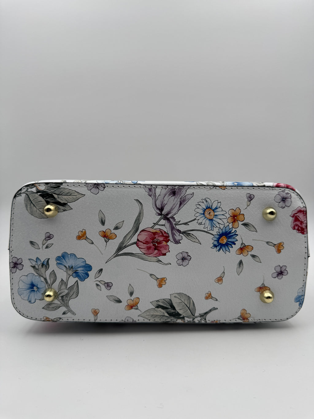 Borsa a Spalla MIMOSA - in Vera Pelle Martellata Made in Italy