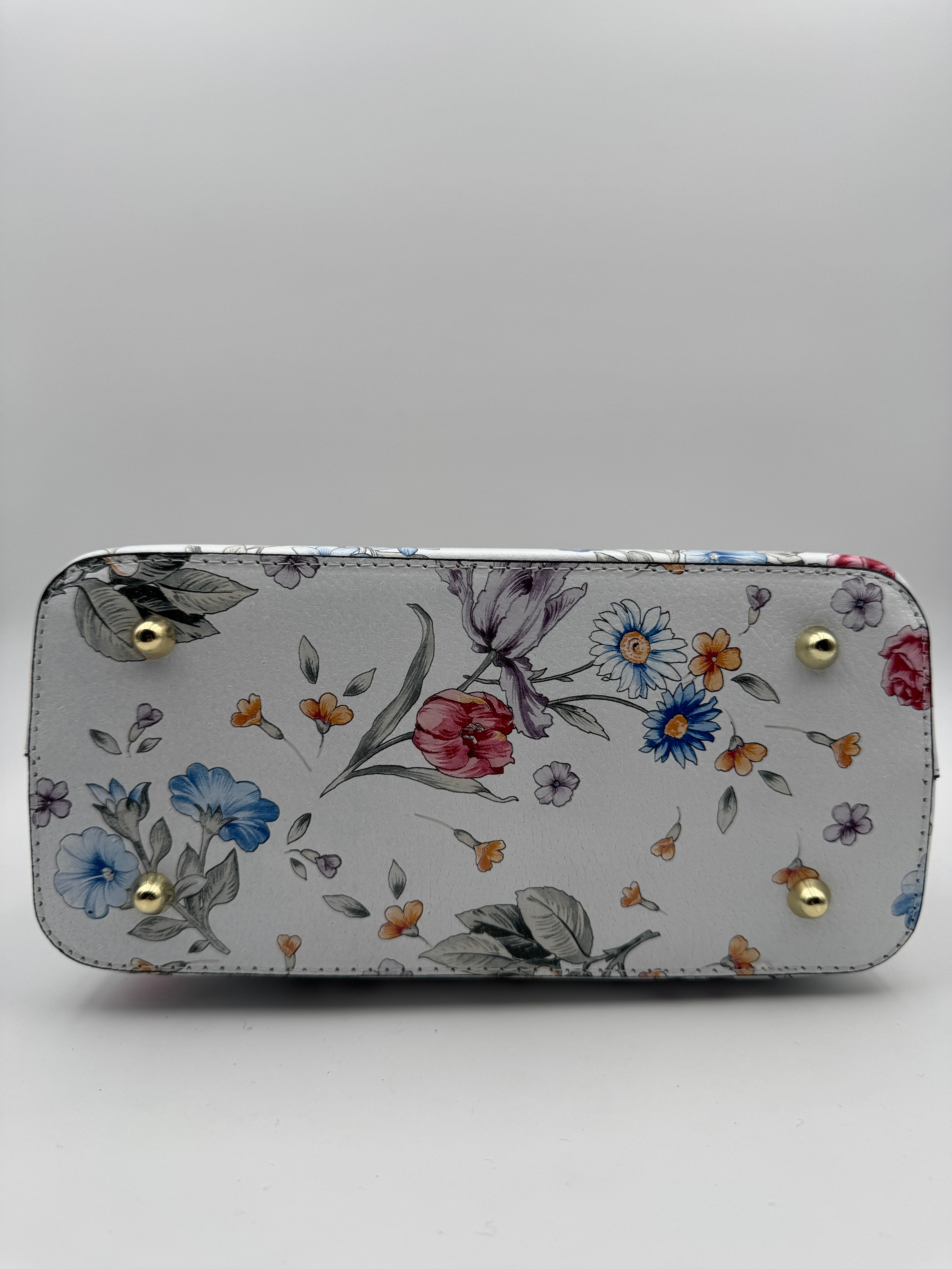 Borsa a Spalla MIMOSA - in Vera Pelle Martellata Made in Italy